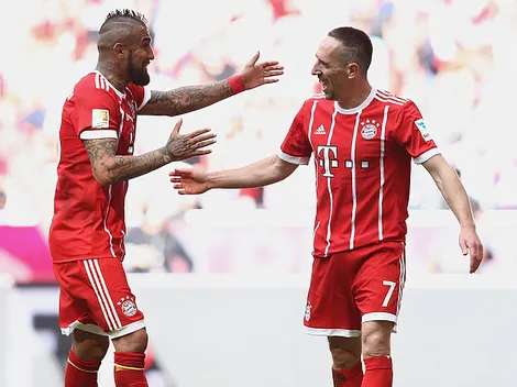 Franck Ribery aboga por el fichaje de Vidal por Colo Colo