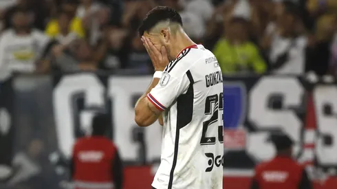 Ramiro González en el partido de Colo Colo frente a Coquimbo Unido.