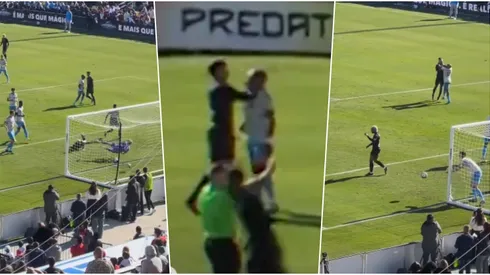 Pulgar a los golpes en Estados Unidos durante amistoso del Flamengo.