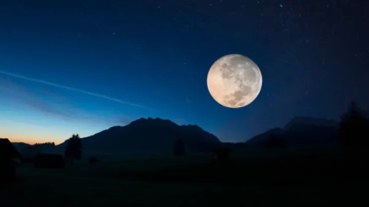 Luna llena en enero