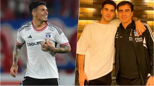 El hijo de Quinteros siguió el partido de Colo Colo