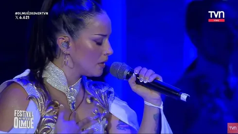 La artista se presentó en el festival del huaso de olmué