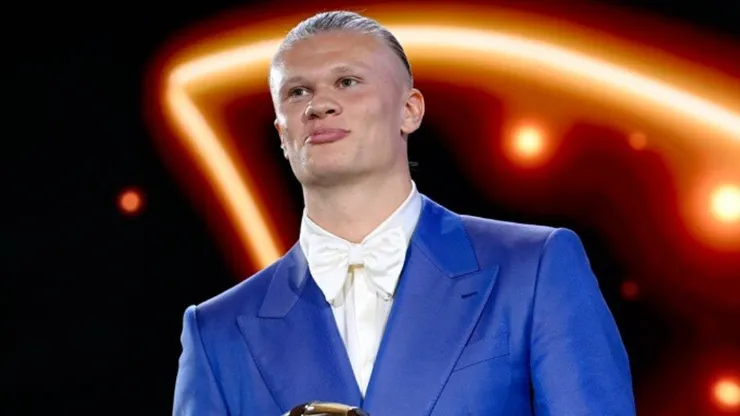 Erling Haaland se quedño con el premio a mejor jugador 2023.