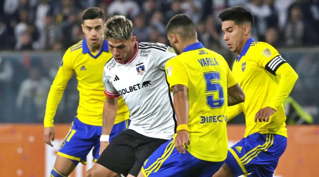 Carlos Palacios puede partir de Colo Colo y Boca Juniors lo espera. Foto: Photosport.