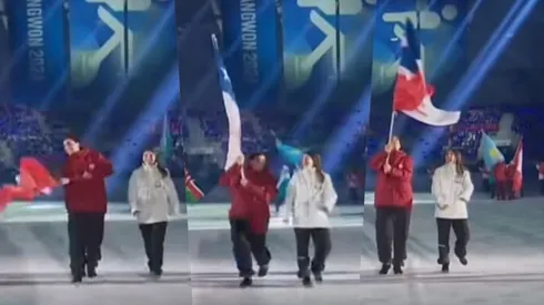 Gerónimo Castro y Aymara Viel representaron a Chile en la ceremonia inaugural de los Juegos Olímpicos de la Juventud de Invierno en 2024.