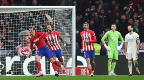 Antoine Griezmann anotó uno de los goles del triunfo del Atleti sobre el Real.