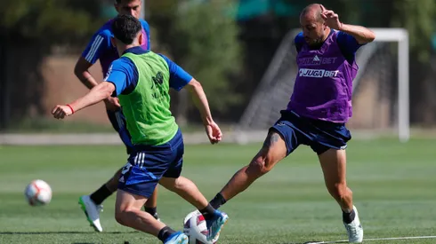 Marcelo Díaz en la pretemporada de la U.
