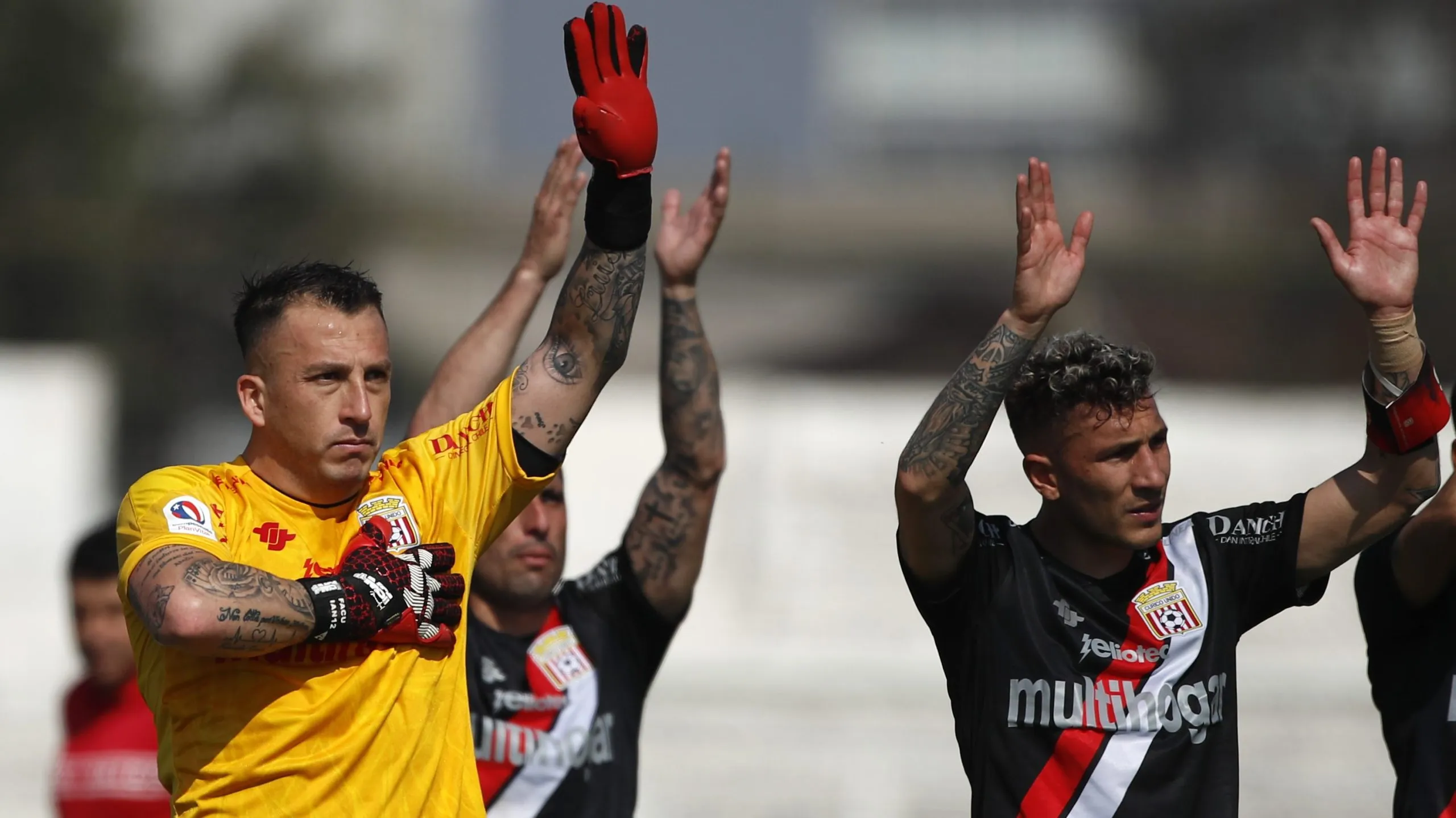 Fabián Cerda durante el partido de Primera Division contra Palestino. Photosport