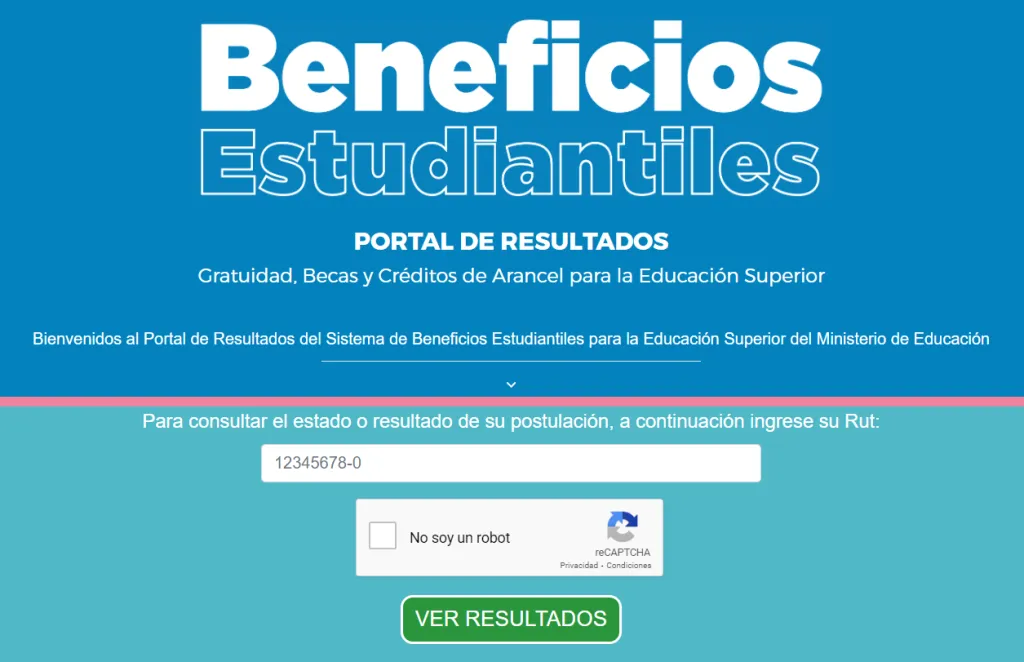 El sitio para revisar los resultados del FUAS.