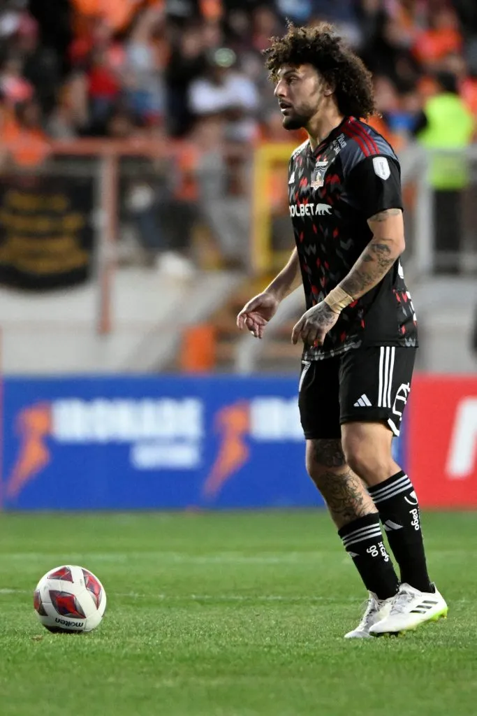 Maxi Falcón llegó a Colo Colo en octubre del 2020 y ganó cuatro títulos (Photosport)