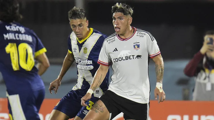Carlos Palacios fue una de las grandes figuras de Colo Colo ante Rosario Central.
