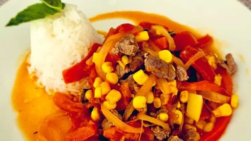 Receta de tomatican paso a paso.