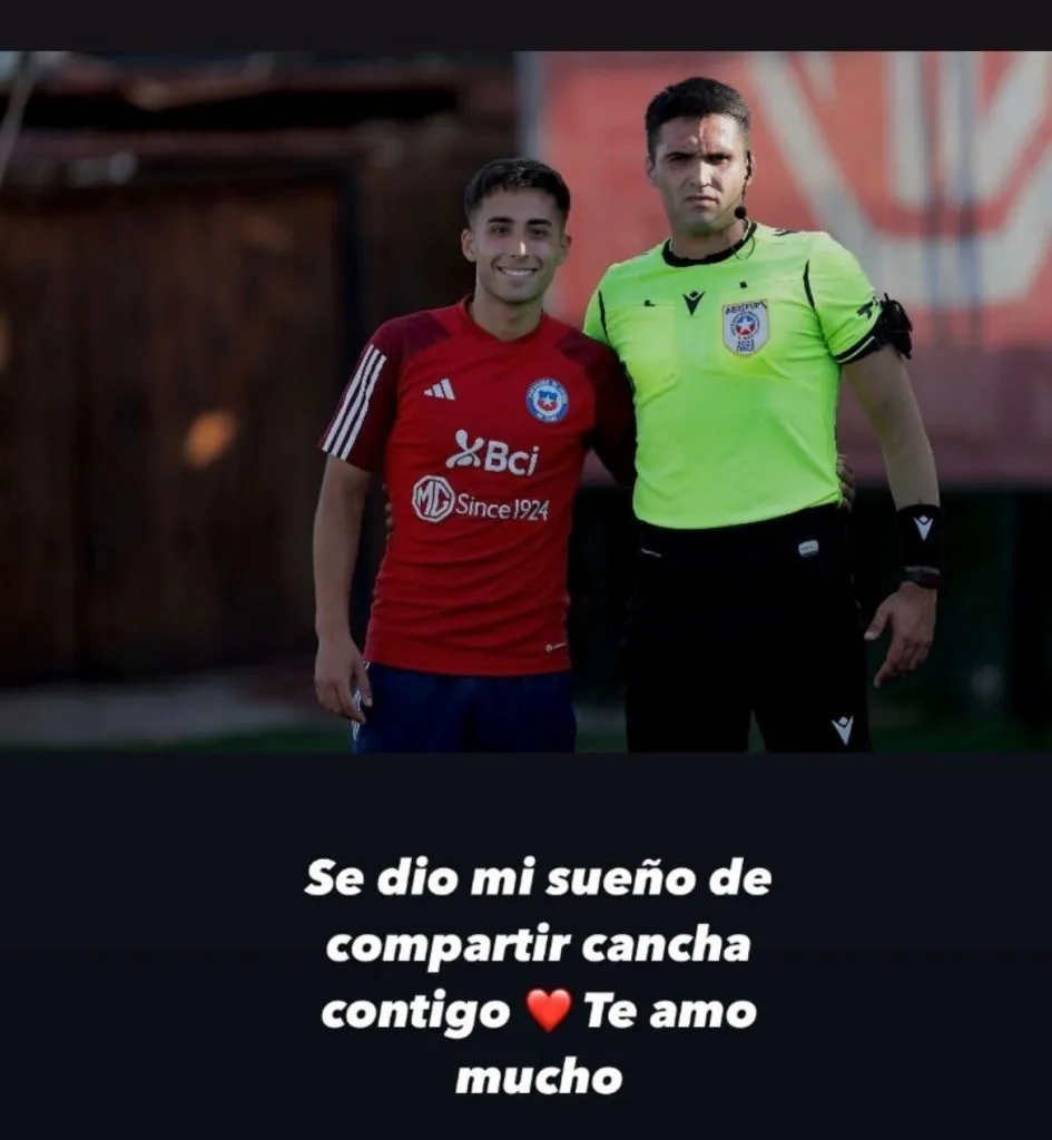 La foto de los hermanos juntos en Juan Pinto Durán.