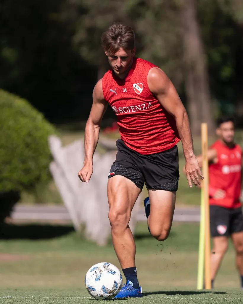 Actualmente Matías Giménez está en plena pretemporada 2024 junto a Independiente. | Foto: CA Independiente
