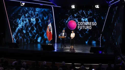Santiago 15, de enero 2024 El Presidente de la Republica, Gabriel Boric, realiza el discurso inaugural del Congreso Futuro 2024: Ahora que hacemos Dragomir Yankovic/Aton Chile