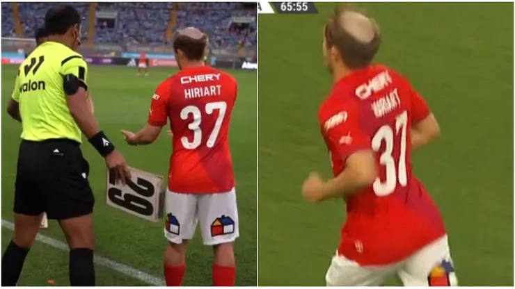 Martín Hiriart, uno de los canteranos que hizo su debut en el amistoso en Perú.