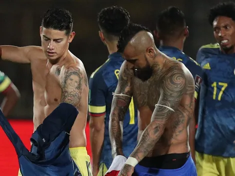 Vidal es apretado por James: pone fecha para nuevo club