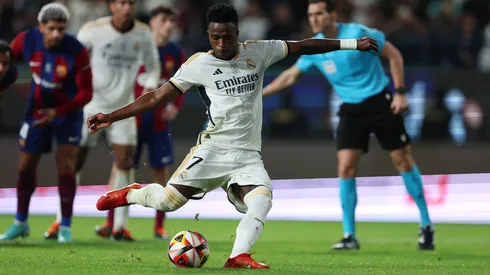 Real Madrid y Vini campeones de la Supercopa de España.