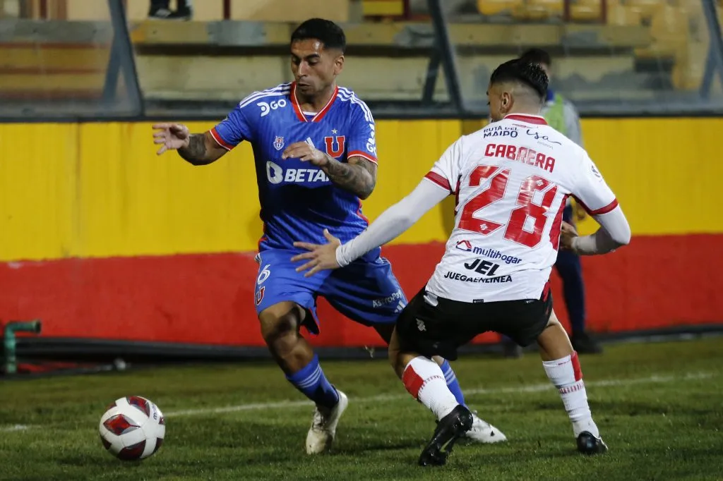 Yonathan Andía no seguirá en la U y fue anunciado como refuerzo de Deportes Iquique. Foto: Photosport.