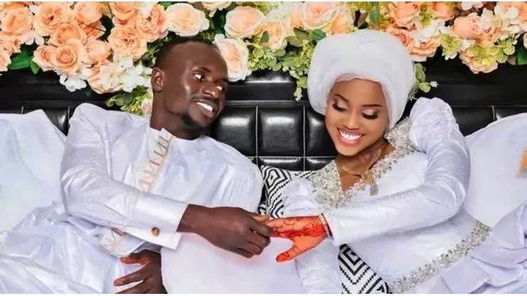 Sadio Mané contrajo matrimonio antes de jugar la Copa Africana de Naciones.