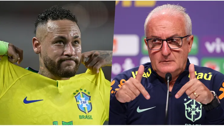 Dorival dejó en veremos la presencia de Neymar en su equipo.