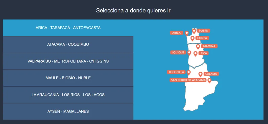 Sernatur – destinos