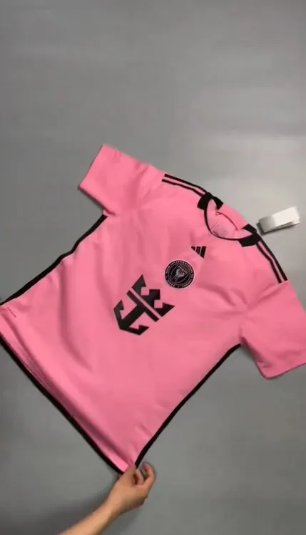 La nueva camiseta de Inter Miami filtrada en redes sociales.