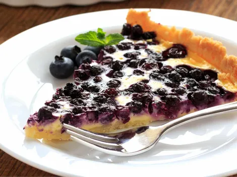 Receta de kuchen de arándanos