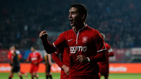 Felipe Gutiérrez en su paso por el Twente de Países Bajos, 2013.