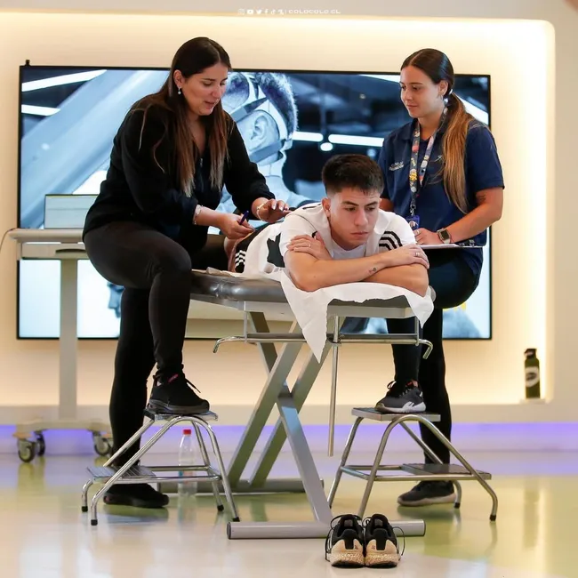 Matías Moya integró los trabajos de este martes.