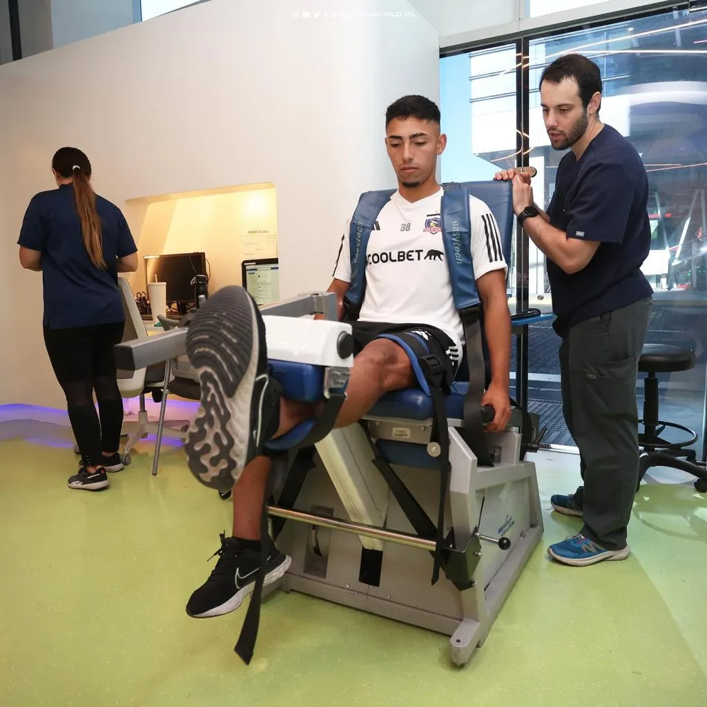 Dylan Portilla fue otro de los que comenzó los trabajos de cara al 2024 en el Cacique. 