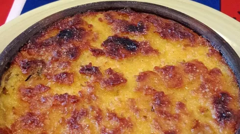 Receta de pastel de choclo.