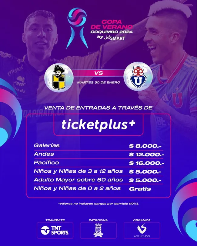 Coquimbo y la U cierran las acciones el 30 de enero