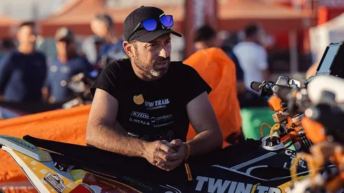 Carles Falcón se accidentó en el Dakar 2024