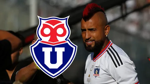 Arturo Vidal tuvo una particular reacción al ver el escudo de Universidad de Chile.