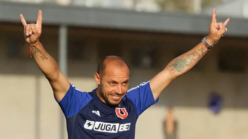 Marcelo Díaz no puede estar más contento en la U