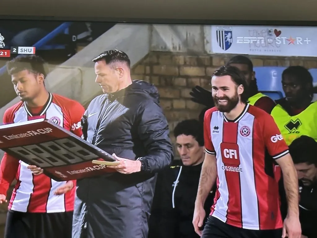 Ben Brereton ingresó con una sonrisa en su debut con el Sheffield United | Twitter