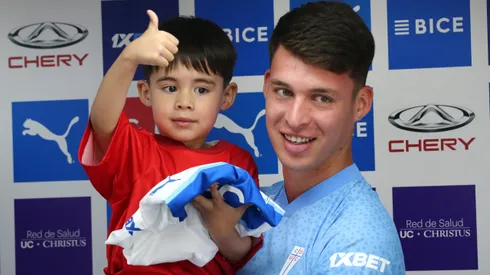 Santino Canales sorprendió a su padre Alfred, nuevo jugador de la UC.