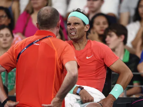 Nadal sufre: vuelven los dolores y pierde en Australia