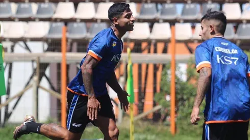 Bairon Monroy, uno de los refuerzos que tuvo la primera práctica en Cobreloa este 4 de enero.
