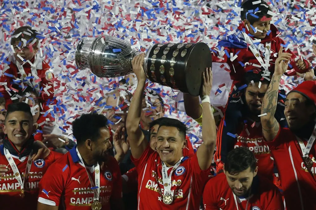 La Generación Dorada de Chile fue la que tuvo más representantes en la Premier League. Foto: Photosport.