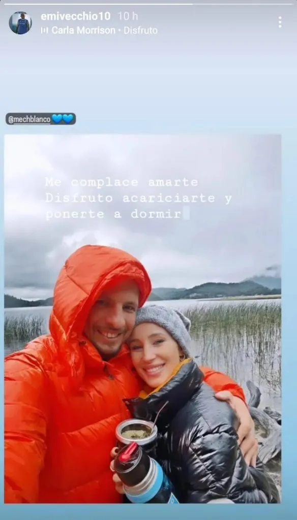 La pareja mostró su amor al mundo hace algunos meses