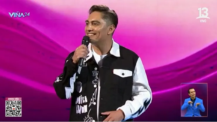 El comediante se presentó en la penúltima noche del Festival.