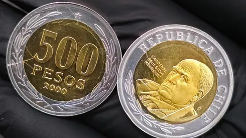El coleccionista de monedas @error_coins_chile subió un valioso ejemplar a sus redes sociales.