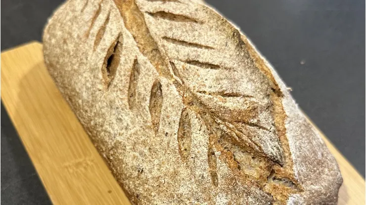 Receta pan de masa madre.