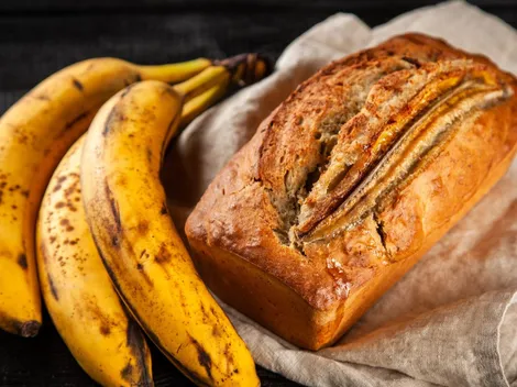 Receta de queque de plátano