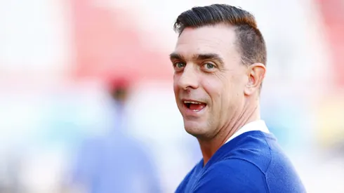 Pablo Guede terminó con una gran sonrisa tras la victoria de Argentinos Juniors.