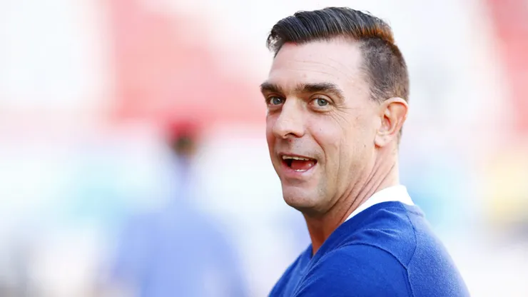 Pablo Guede terminó con una gran sonrisa tras la victoria de Argentinos Juniors.