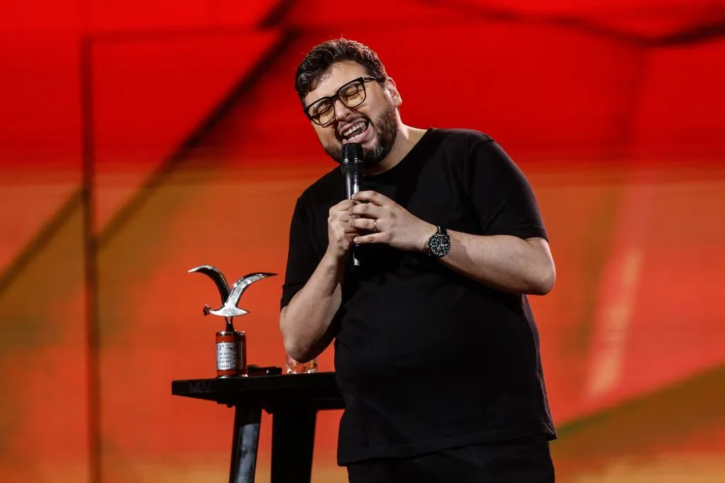 Luis Slimming triunfó en el Festival de Viña del Mar. Imagen: Agencia Uno.