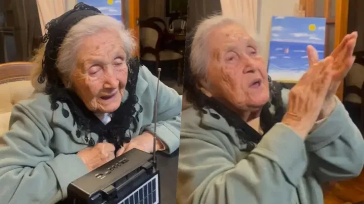 La Abuela Alba recibe invitación de Colo Colo para ir al estadio.
